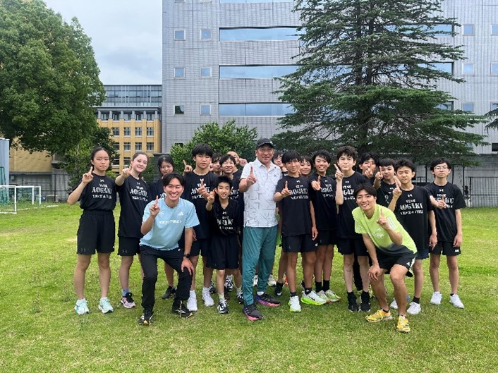 suikamame　青山前期＋青山後期＋年長復習プリント 陸上部 活動報告 その1 「青大 長距離ブロックとの合同練習会」 - 青山